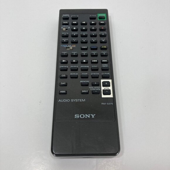 Genuine SONY RM-S375 OEM Audio System Remote Control for CDP-H3750, MHC-2750 - Picture 1 of 5